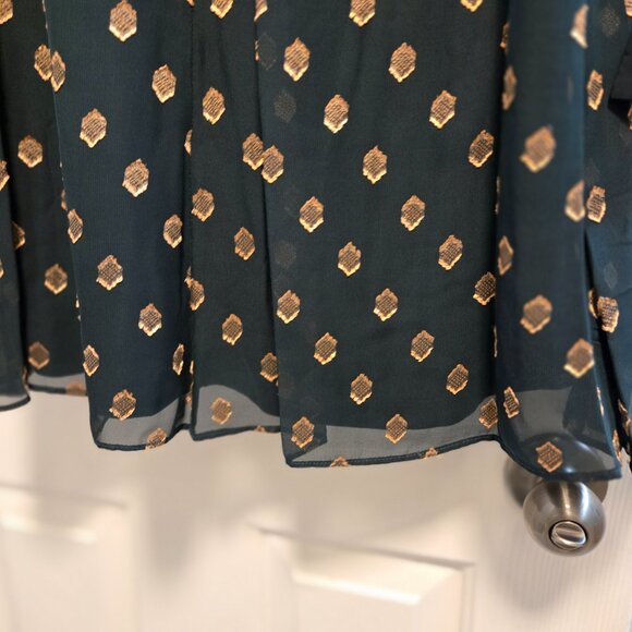 Calvin Klein Illusion-Sleeve A-Line Dress NWT size 16 - Picture 7 of 12